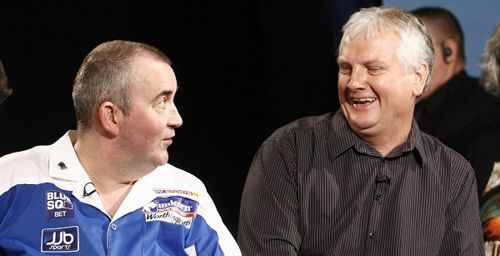 Phil Taylor und Rod Harrington im Jahr 2009