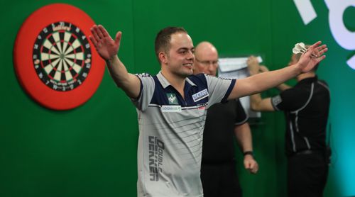 Jan Dekker erreichte bei den Players Championship Finals erstmals ein Viertelfinale